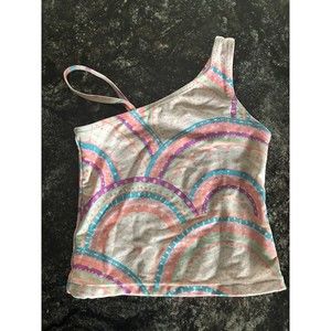 Girls Old Navy Tankini Pastel Rainbow Size M